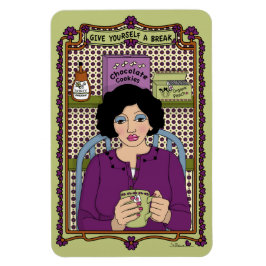 Geben Sie sich ein Break_A_4x6 Kühlschrank Magnet