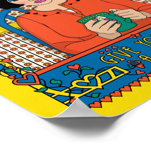 Geben Sie sich ein Break_B_8x10 Poster (Ecke)