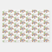 Geben Sie sich ein paar Liebe-Papierblätter Geschenkpapier Set (Vorderseite 3)