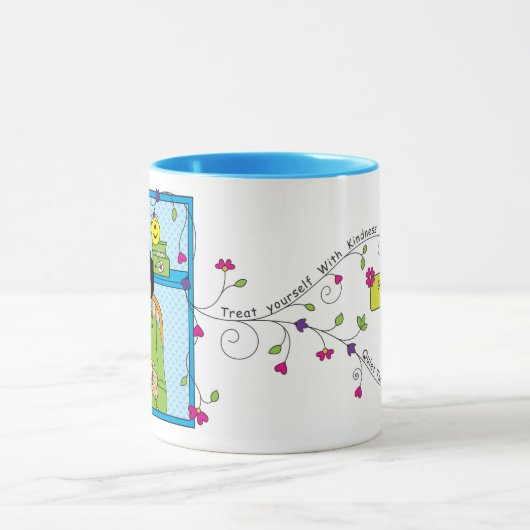 Geben Sie sich eine Break_ Tasse (Zentrum)