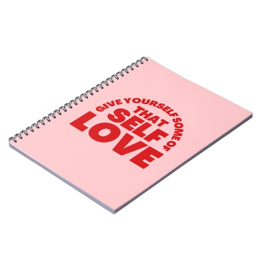 Geben Sie sich selbst etwas von dieser Liebe Notizblock (Linke Seite)