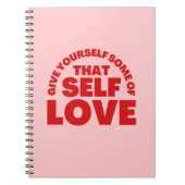 Geben Sie sich selbst etwas von dieser Liebe Notizblock (Vorderseite)