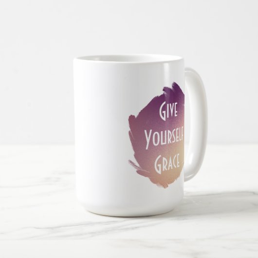 Geben Sie sich selbst Grace Tasse (VorderseiteRechts)