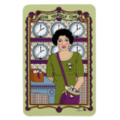 Geben Sie sich Zeit_A_4x6 Kühlschrank Magnet (Vertikal)