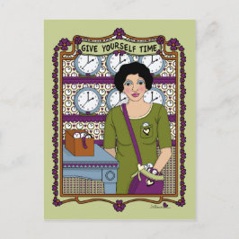 Geben Sie sich Zeit_A_ Postkarte