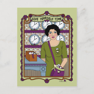 Geben Sie sich Zeit_A_ Postkarte