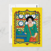 Geben Sie sich Zeit_B_ Postkarte (Vorne/Hinten)