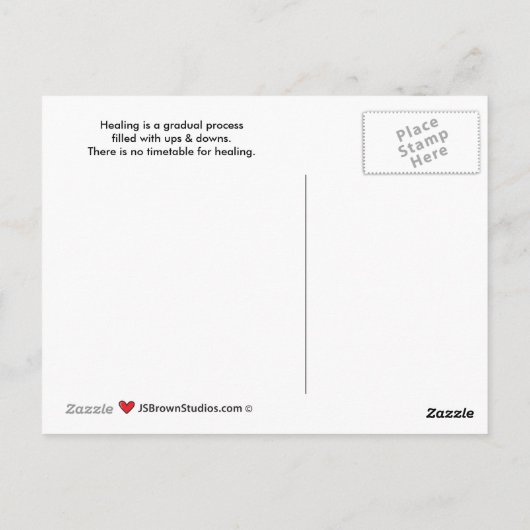 Geben Sie sich Zeit_B_ Postkarte (Rückseite)