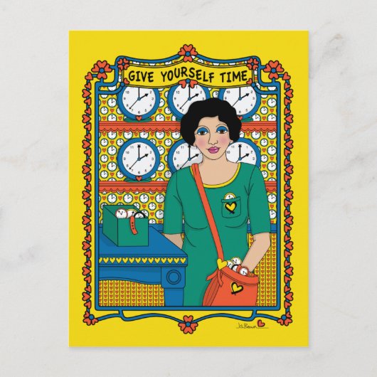 Geben Sie sich Zeit_B_ Postkarte (Vorderseite)