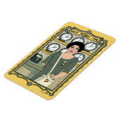 Geben Sie sich Zeit_C_4x6 Kühlschrank Magnet (Linke Seite)