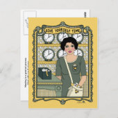 Geben Sie sich Zeit_C_ Postkarte (Vorne/Hinten)