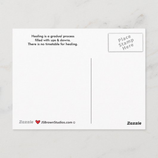 Geben Sie sich Zeit_C_ Postkarte (Rückseite)