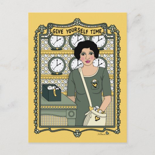 Geben Sie sich Zeit_C_ Postkarte (Vorderseite)