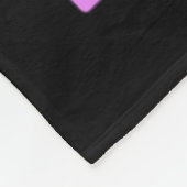 Geben Sie sich Zeit Sticker Fleecedecke (Ecke)