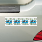 Geben Sie sie alle frei (Wale) Autoaufkleber (Auf Auto)