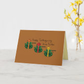 Geben Sie Tanks - Funny Erntedank Grußkarte Karte (Gelbe Blume)