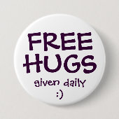 GEBEN SIE UMARMUNGEN FREI BUTTON (Vorderseite)