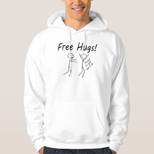 Geben Sie Umarmungen frei Hoodie (Vorderseite)