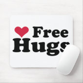 Geben Sie Umarmungen frei Mousepad (Mit Mouse)