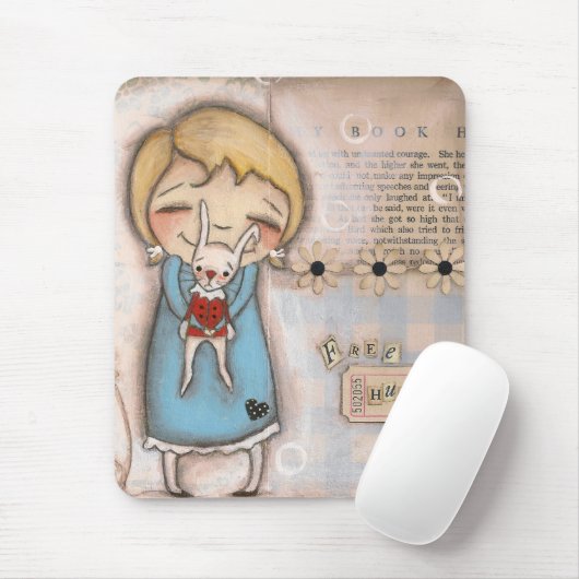 Geben Sie Umarmungen - Mausunterlage frei Mousepad (Mit Mouse)