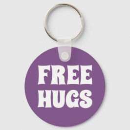 Geben Sie Umarmungs-Knopf Keychain frei Schlüsselanhänger