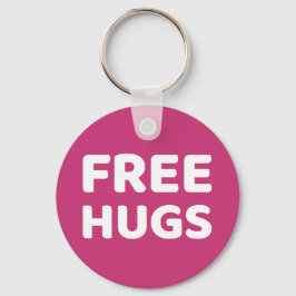 Geben Sie Umarmungs-Knopf Keychain frei Schlüsselanhänger