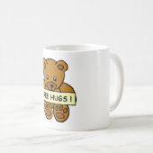 Geben Sie Umarmungs-Tasse frei Kaffeetasse (VorderseiteRechts)
