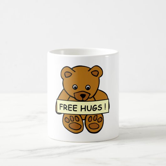 Geben Sie Umarmungs-Tasse frei Kaffeetasse (Mittel)