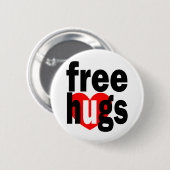 geben Sie Umarmungsherz frei Button (Vorne & Hinten)