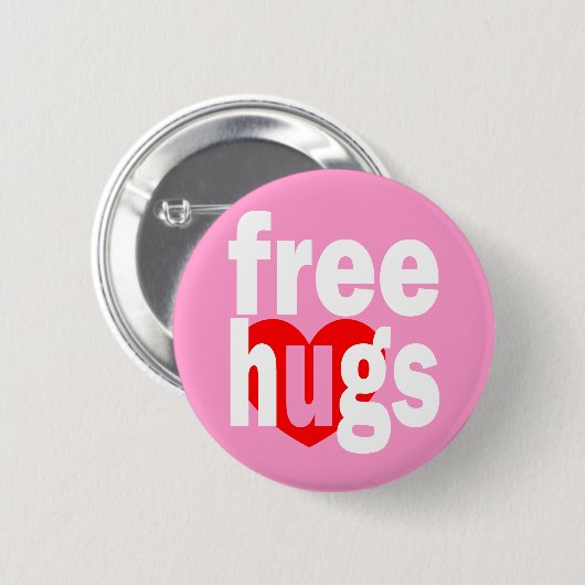 geben Sie Umarmungsherz frei Button (Vorne & Hinten)