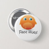 Geben Sie Umarmungskleines Pelzgeschöpf frei Button (Vorne & Hinten)