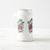 Geben Sie - und - einfaches Bier Stein. frei Bierglas (Vorderseite Links)