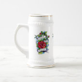 Geben Sie - und - einfaches Bier Stein. frei Bierglas (Links)