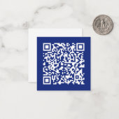 Geben Sie URL sofort generierten QR-Code ein | Nav Mitteilungskarte (Vorderseite/Rückseite Beispiel)