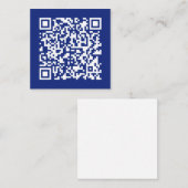 Geben Sie URL sofort generierten QR-Code ein | Nav Mitteilungskarte (Vorne/Hinten)