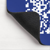 Geben Sie URL sofort generierten QR-Code ein | Nav Mousepad (Ecke)