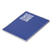 Geben Sie URL sofort generierten QR-Code ein | Nav Notizblock (Rotiert)