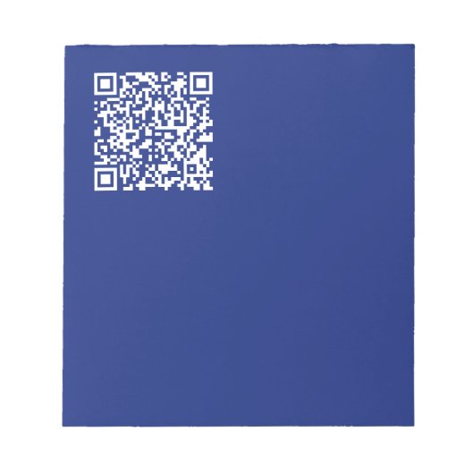 Geben Sie URL sofort generierten QR-Code ein | Nav Notizblock (Vorderseite)