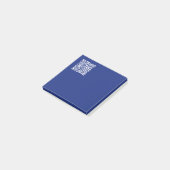 Geben Sie URL sofort generierten QR-Code ein | Nav Post-it Klebezettel (angewinkelt)