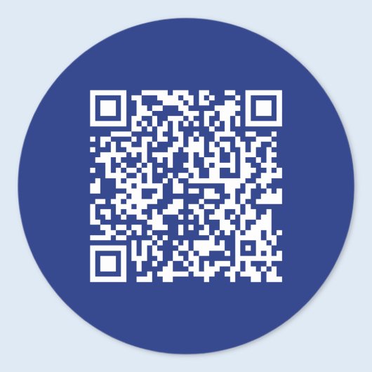 Geben Sie URL sofort generierten QR-Code ein | Nav Runder Aufkleber
