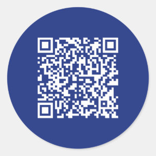 Geben Sie URL sofort generierten QR-Code ein   Nav Runder Aufkleber