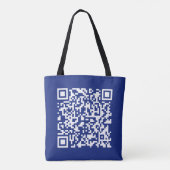 Geben Sie URL sofort generierten QR-Code ein | Nav Tasche (Rückseite)
