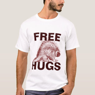 Geben Sie Vintagen Blick der Umarmungen (von einem T-Shirt