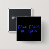 Geben Sie von der Religion frei Button (Vorne & Hinten)