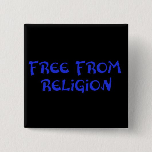 Geben Sie von der Religion frei Button (Vorderseite)