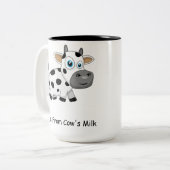 Geben Sie von die Kuhmilch-der Tasse frei (Vorderseite Links)