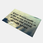 "Geben Sie vorsichtig ein..." erzeugt Wunder am Fußmatte (Schrägansicht)