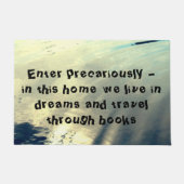 "Geben Sie vorsichtig ein..." erzeugt Wunder am Fußmatte (Vorderseite)