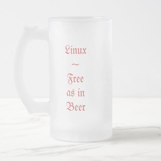 Geben Sie wie in der Bier-Tasse V2 frei Mattglas Bierglas (Links)