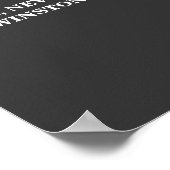 GEBEN SIE WINSTON CHURCHILL POSTER NIEMALS AUF. (Ecke)